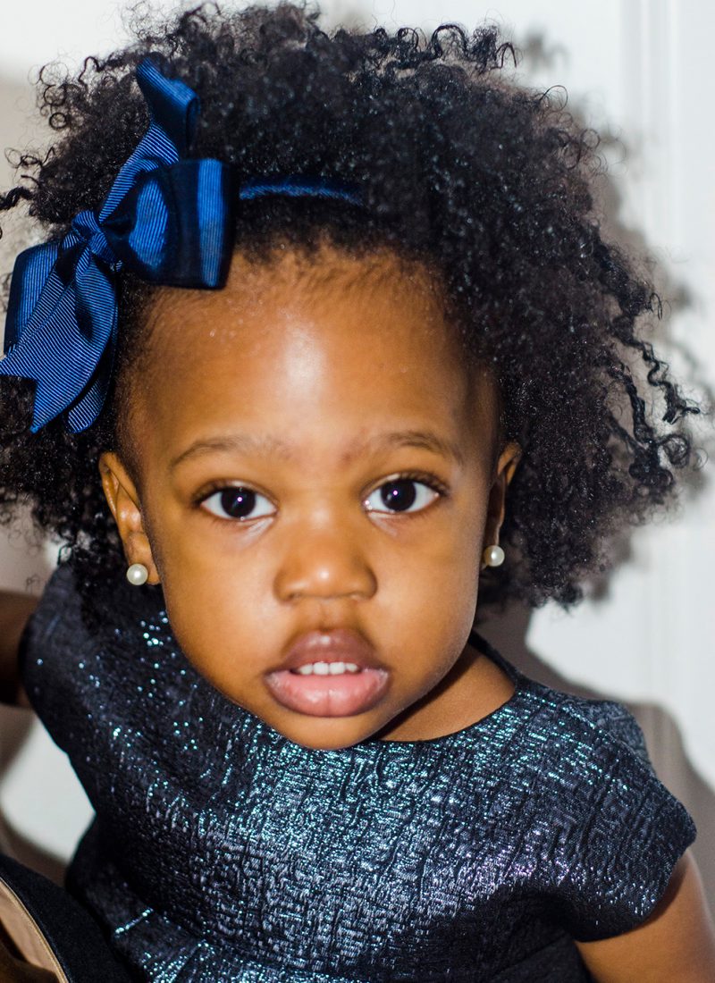 My daughter’s hair routine