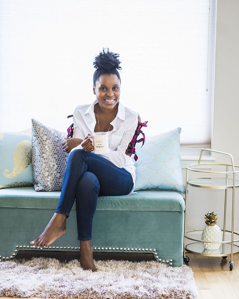 Shopping for home decor at Macy’s Back stage