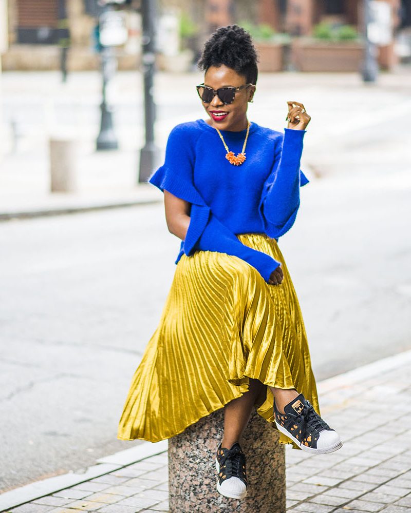 How to style a Pleated skirt