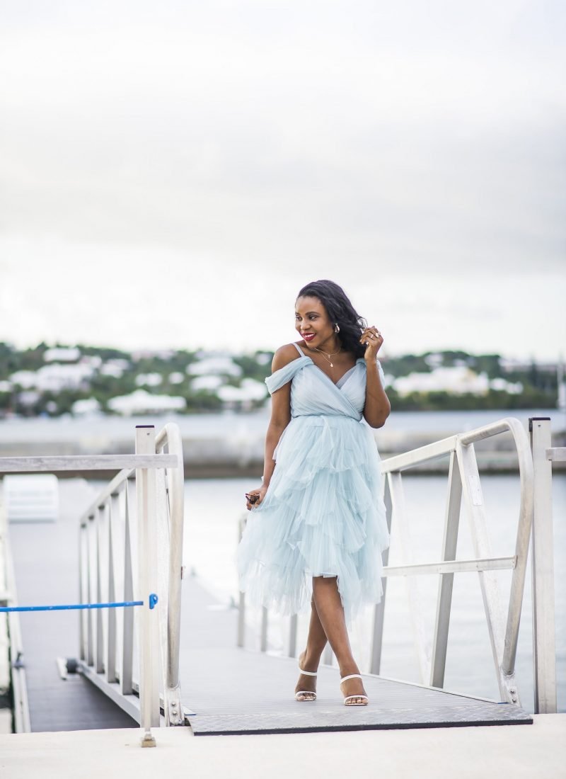 True Decadence Petite Premium Layered Tulle Cami Midi Dress