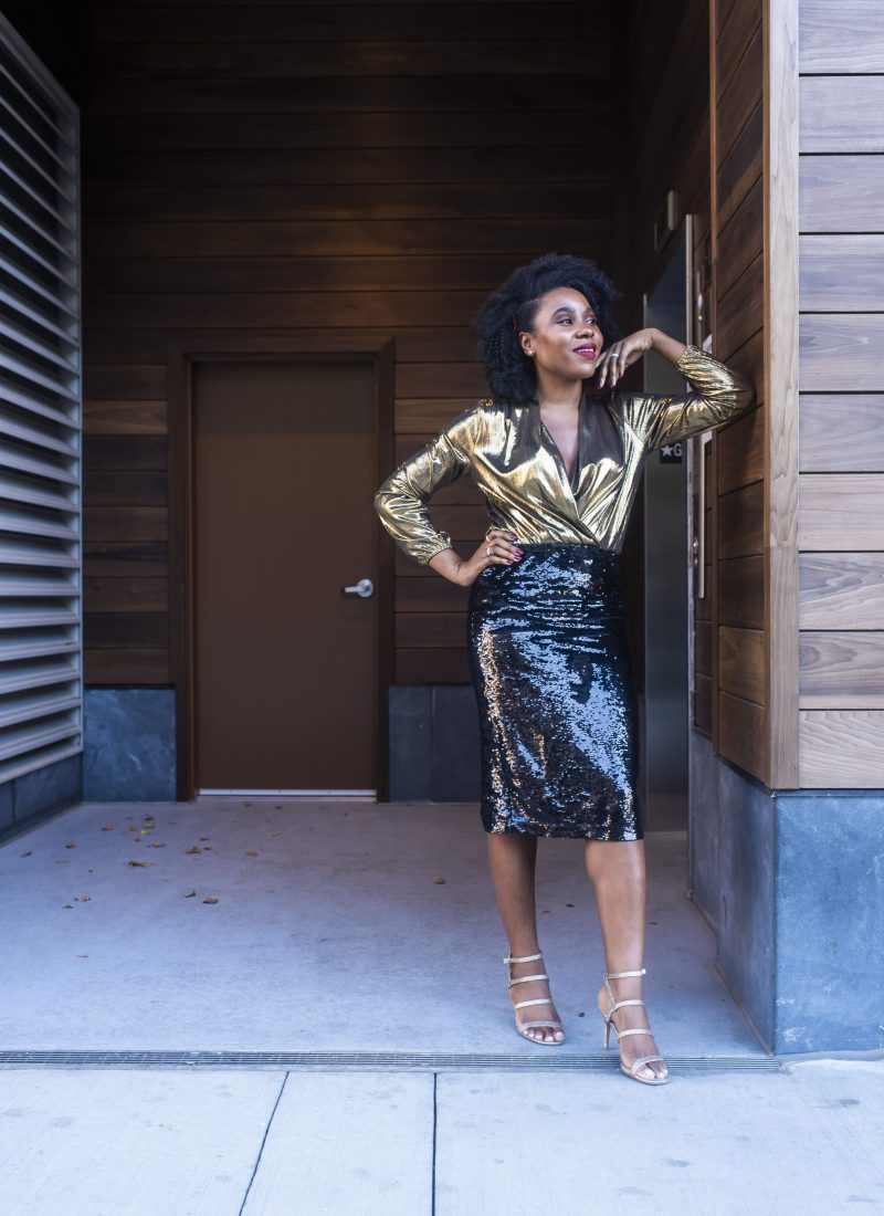 Two stylish looks for your next Holiday event.